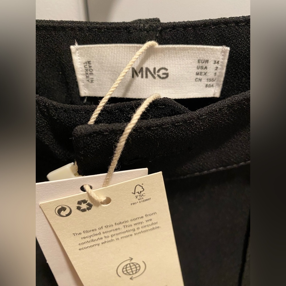 Mango Black Boot Cut Trouser Pants - Picture 10 of 13